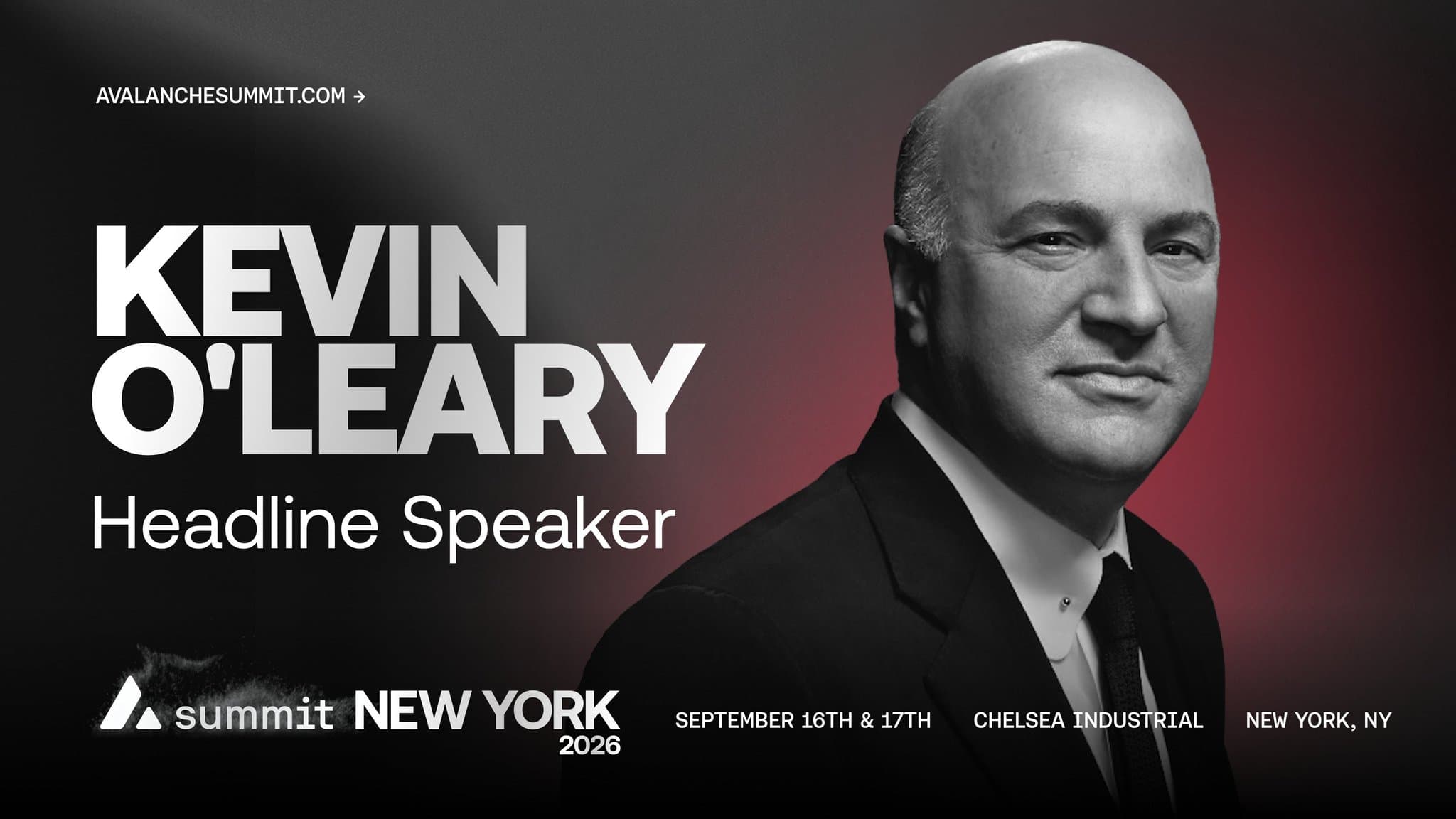 Avalanche Summit 2026 Preview: O'Leary Headlines NYC Sept. 16-17