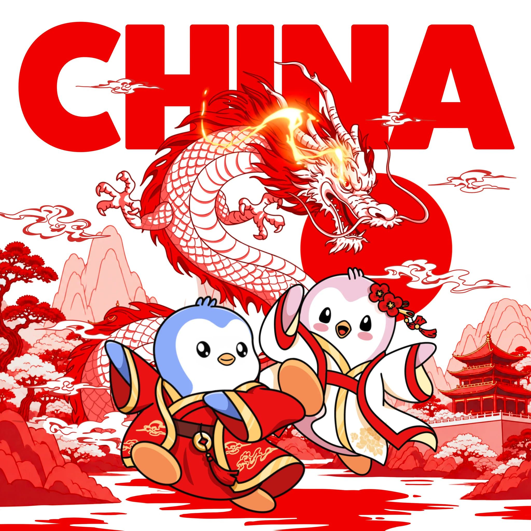Pudgy Penguins Opens Beijing Courtyard Huddle Oct. 23, Holders Oct. 24